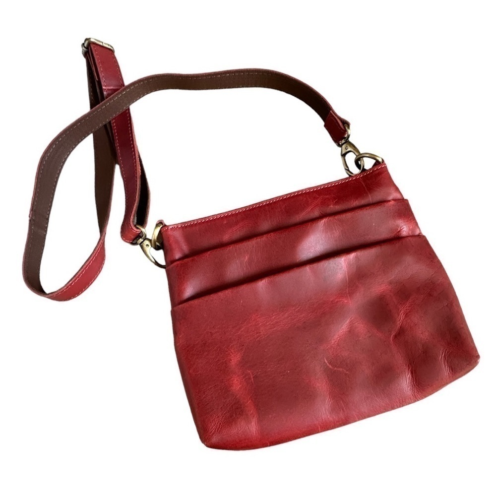 Boutique Faux Leather Classic Slim Crossbody Bag NWOT
